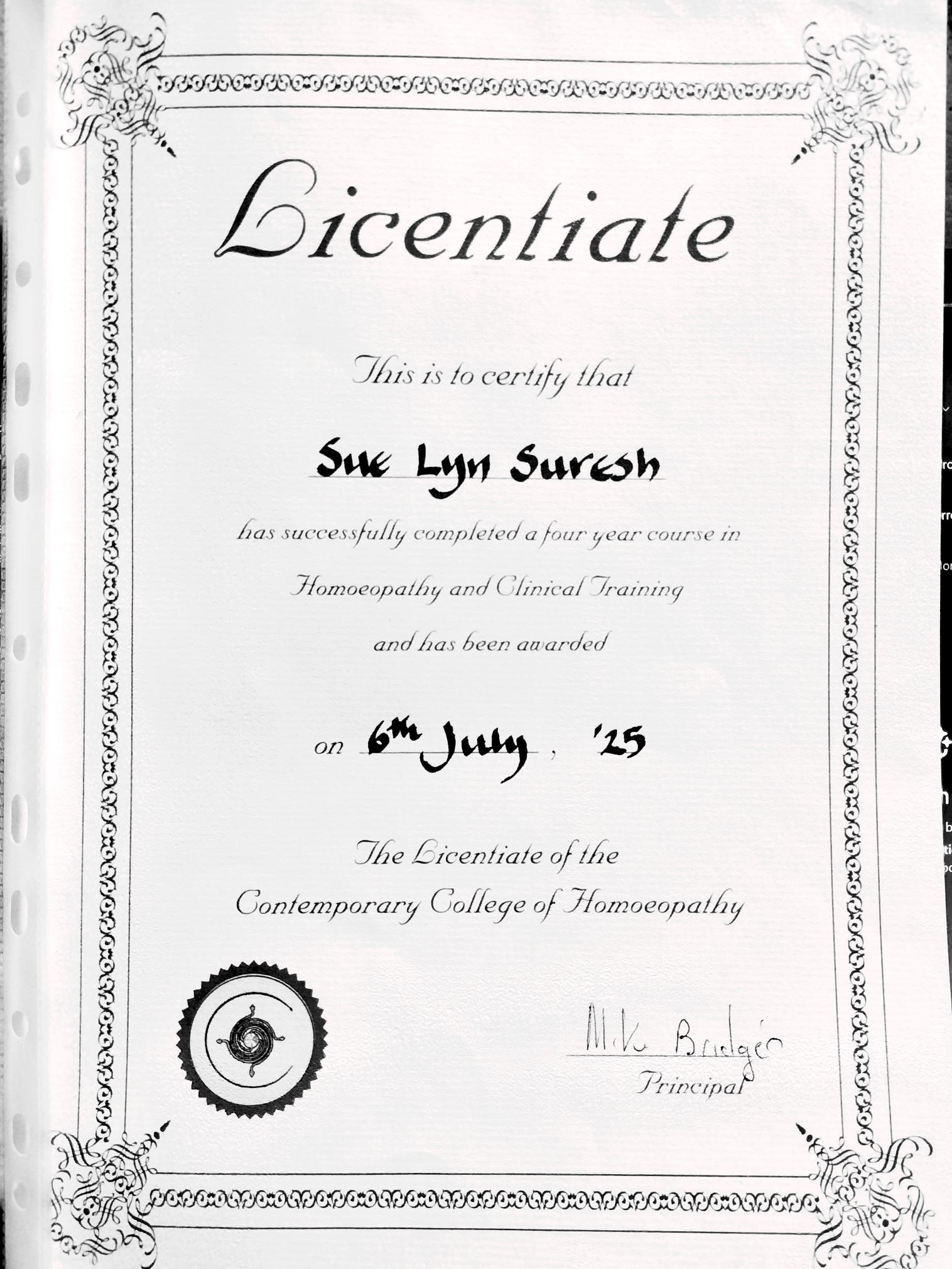 certification